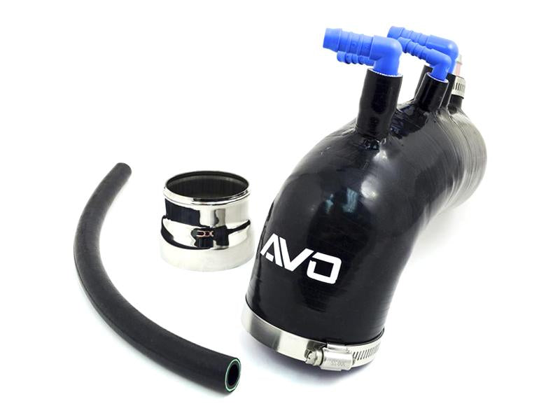 AVO Induction Black Silicone Turbo Inlet - 07-09 Subaru Legacy GT / 08-14 Subaru WRX S1B07G41BBLKJ Main Image