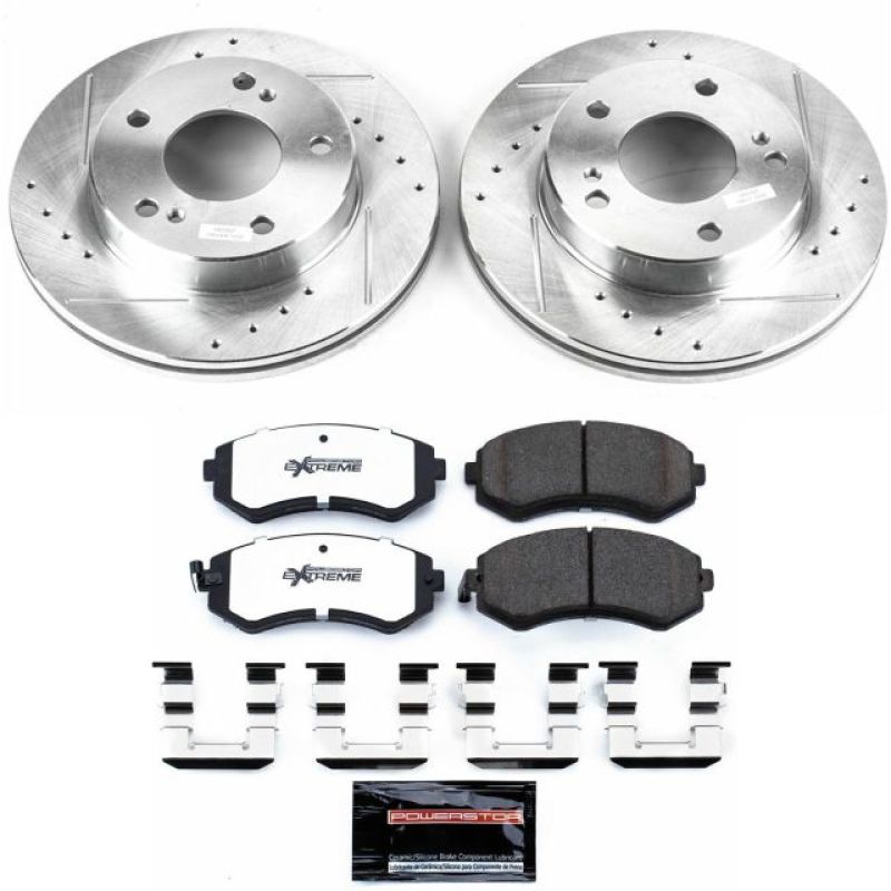 PowerStop PSB Z26 Street Warrior Kit Brakes, Rotors & Pads Brake Kits - Performance D&S main image