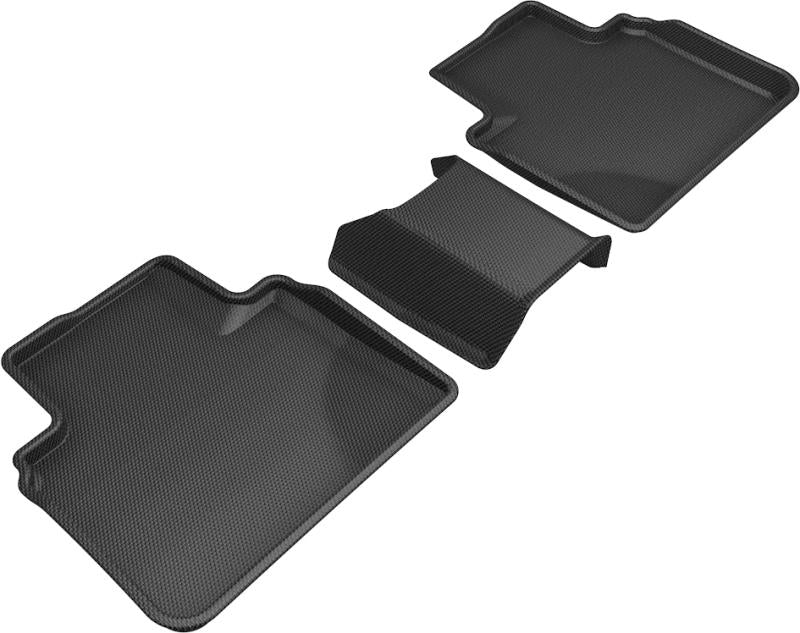 3D MAXpider 2018-2020 Honda Accord Kagu 2nd Row Floormats - Black L1HD09821509 Main Image