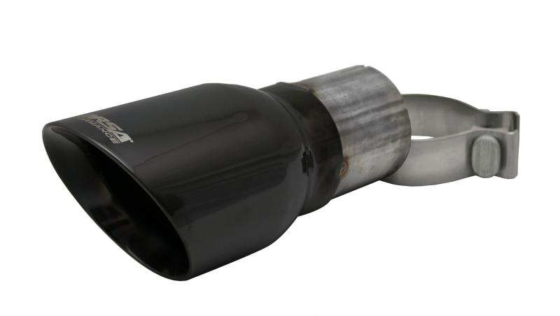 Corsa Single Universal 2.75in Inlet / 4in Outlet Black PVD Pro-Series Tip Kit TK005BLK Main Image