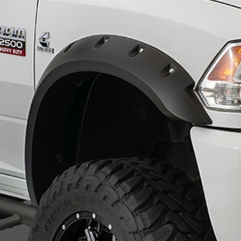 Bushwacker 15-18 Chevy Silverado 2500 HD Max Pocket Style Flares 2pc - Black 40091-02 Main Image