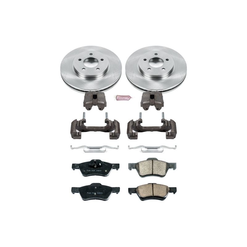 PowerStop PSB Autospecialty Kit w/Cals Brakes, Rotors & Pads Brake Kits - OE main image