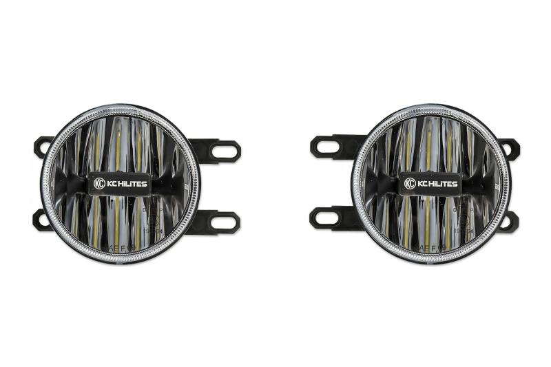 KC HiLiTES 12-18 Toyota Tacoma Gravity G4 LED Light Amber Fog Beam (Pair Pack System) 501 Main Image