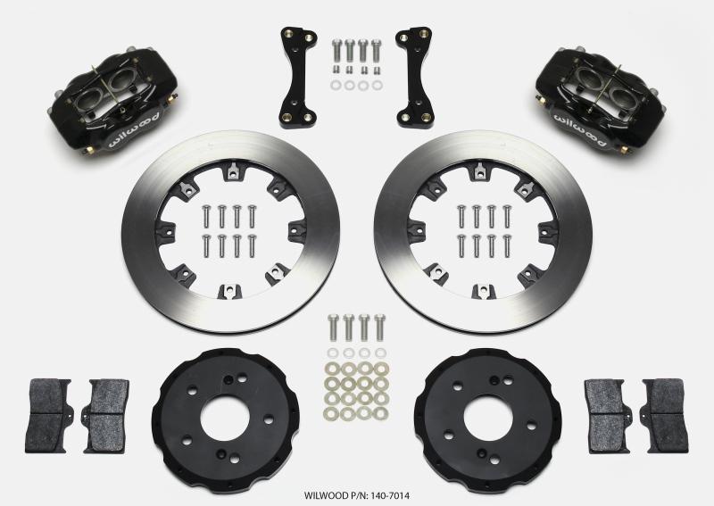 Wilwood Forged Dynalite Front Hat Kit 12.19in 02-06 Acura RSX-5 Lug 140-7014 Main Image