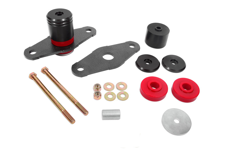 BMR 11-18 Dodge Challenger Motor Mount Polyurethane Bushing Upgrade Kit - Black Anodized MM110