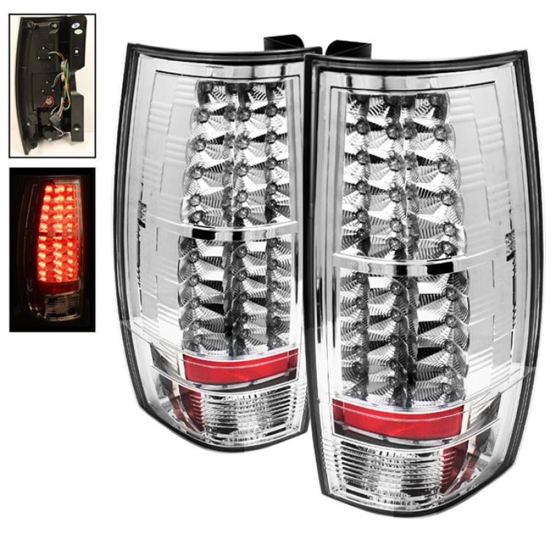 Spyder Chevy Suburban/GMC Yukon/Yukon Denali 07-14 LED Tail Lights Chrm ALT-YD-CSUB07-LED-C 5002143 Main Image