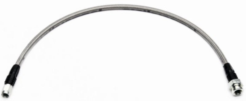 Wilwood 19" OAL Flexline, -3 Hose to M10 x 1.00 to -3 Female, Bubble Flare