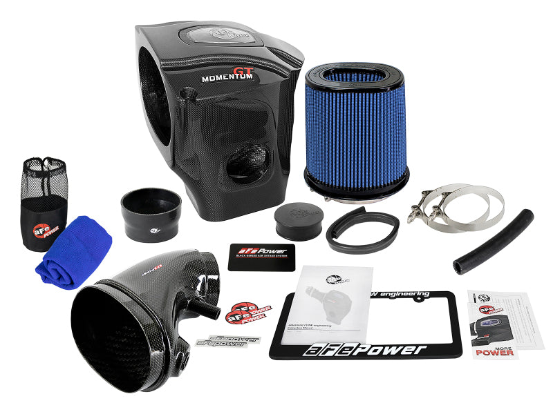 aFe Momentum Black Series Carbon Fiber Pro 5R Air Intake System 11-19 Dodge Charger SRT8 6.4L 58-10003R