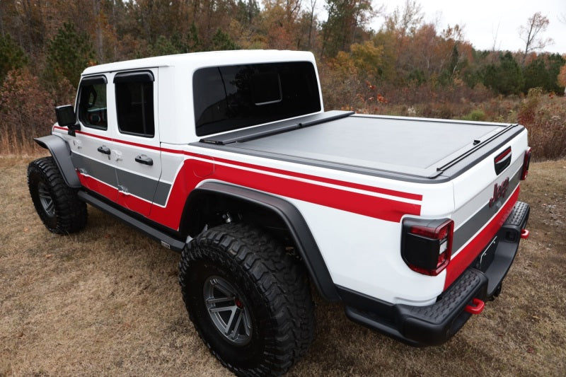 Rugged Ridge Armis Retractable Locking Bed Cover w/o Trail Rails 20-21 Jeep Gladiator JT 13550.34