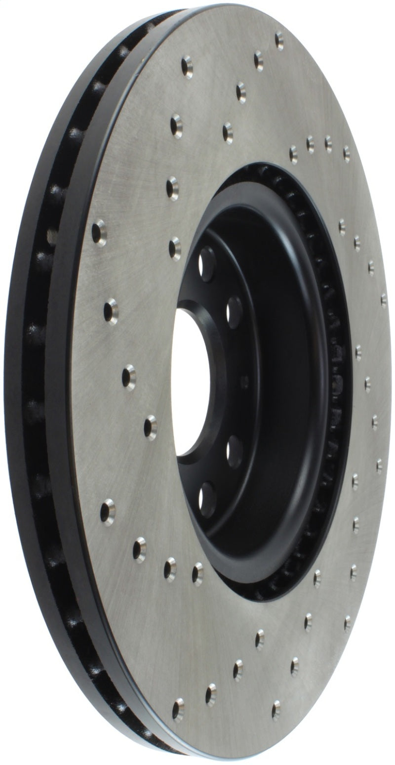 StopTech Sport Cryo Cross Drilled Brake Rotor; Rear Right