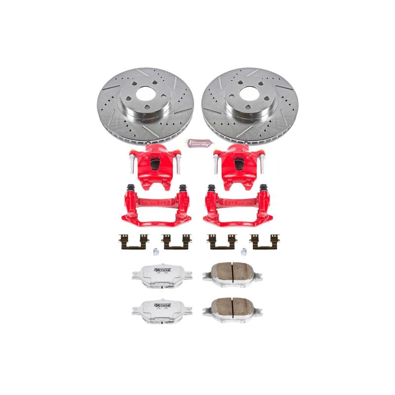 PowerStop PSB Z26 Street Kit w/Cals Brakes, Rotors & Pads Brake Kits - Performance D&S main image