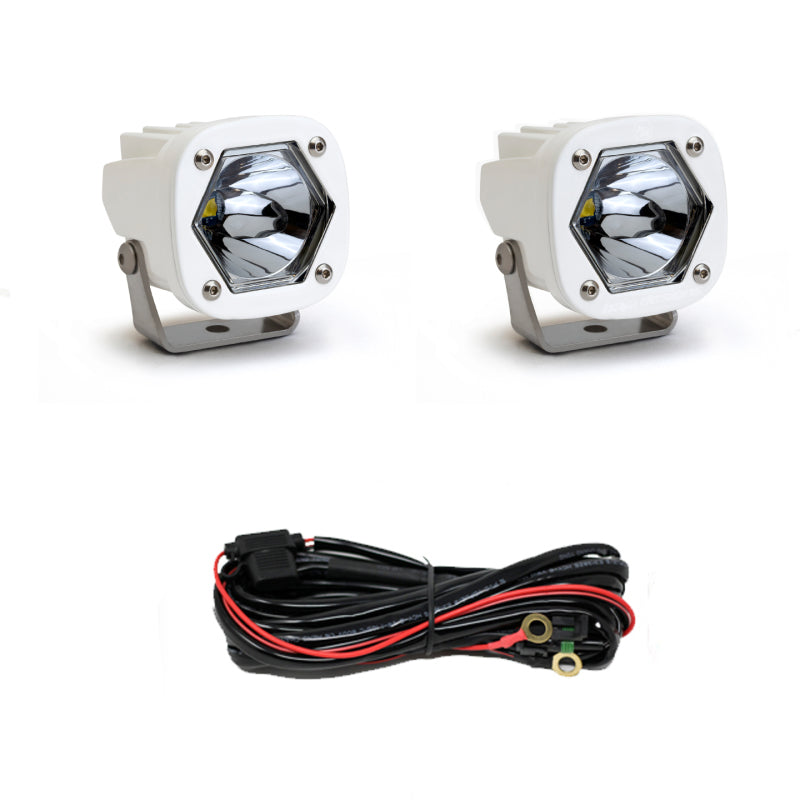 Baja Designs S1 White LED Auxiliary Light Pod Pair - Universal