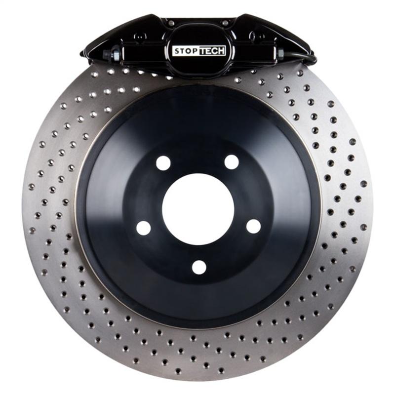 StopTech 00-05 S2000 BBK Rear ST-22 Black Caliper Drilled Rotor (No Parking Brake) 83.429.012F.52 Main Image