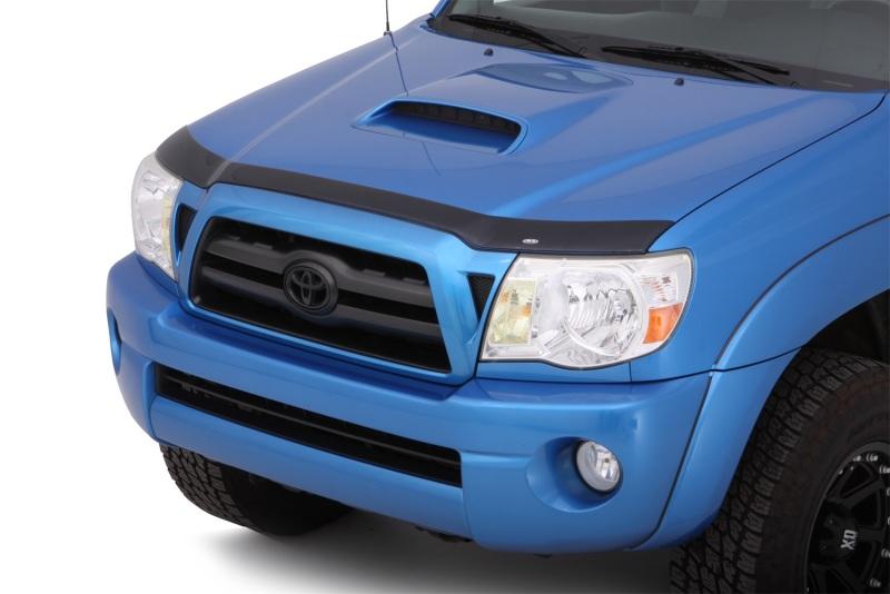 AVS 12-15 Toyota Tacoma Aeroskin Low Profile Acrylic Hood Shield - Smoke 322065 Main Image