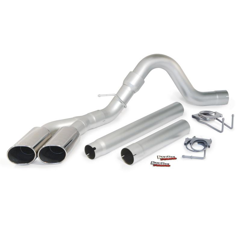 Banks Power 08-10 Ford 6.4L (All W/B) Monster Exhaust System - SS Single-Dual Exhaust w/ Chrome Tips 49785 Main Image