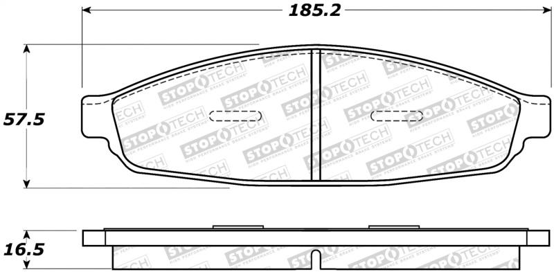 StopTech Street Brake Pads 308.09530 Main Image