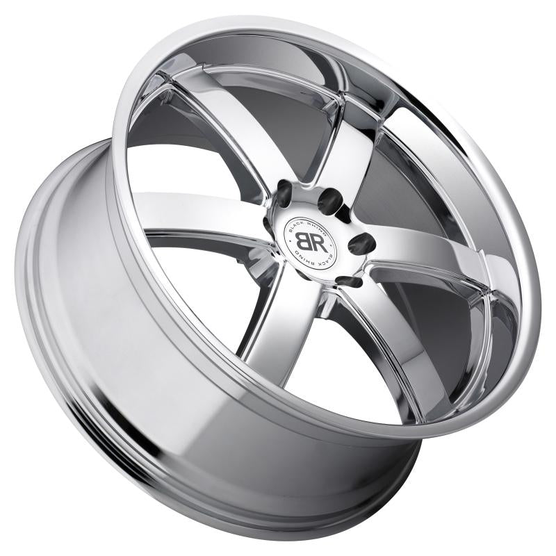 Black Rhino Pondora 22x9.5 6x139.7 ET25 CB 112.1 Chrome Wheel 2295PND256140C12 Main Image