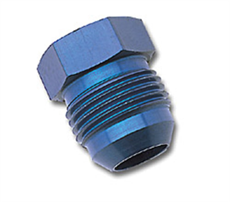 Russell -6 AN Flare Plug Adapters (Blue Finish)