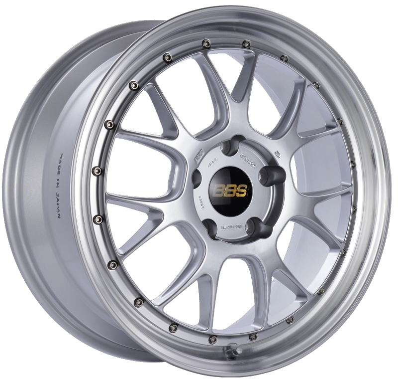 BBS LM-R 19x8.5 5x130 ET55 CB71.6 Diamond Silver Center Diamond Cut Lip Wheel LM309DSPK Main Image