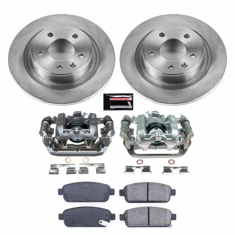 Power Stop 14-16 Cadillac ELR Rear Autospecialty Brake Kit w/Calipers KCOE5552B