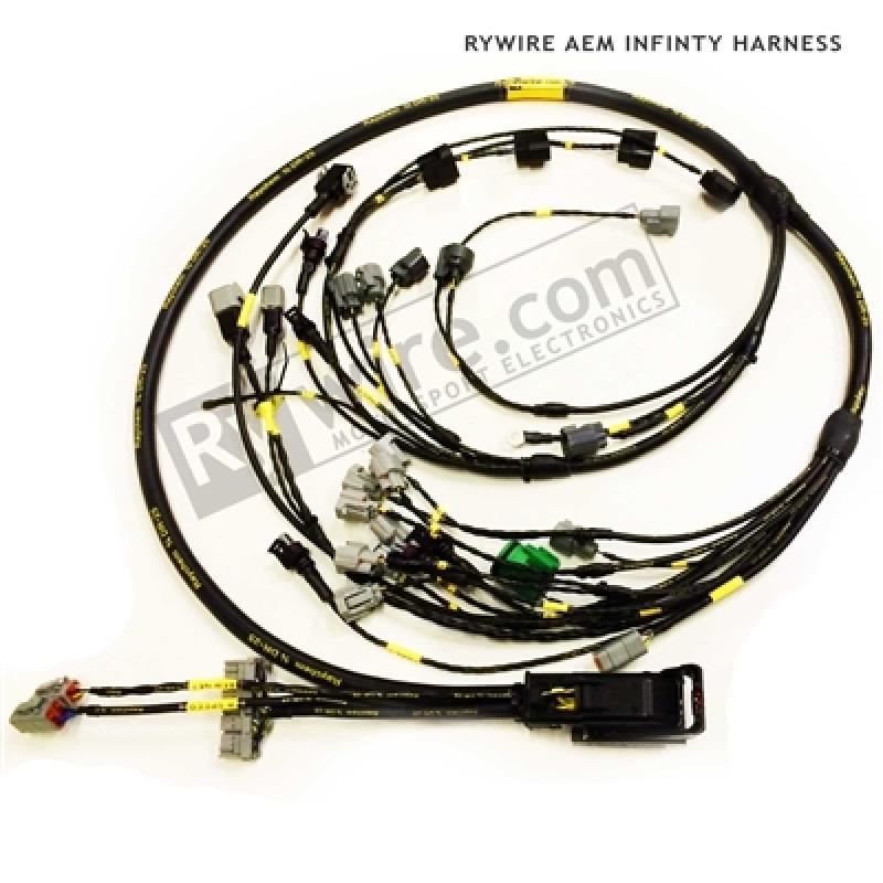 Rywire Honda K-Series AEM Infinity MS Eng Harn w/K20 Coils/02-04 Speed Sensor/EV14 Inj (Adapter Req) RY-K-INFINITY Main Image