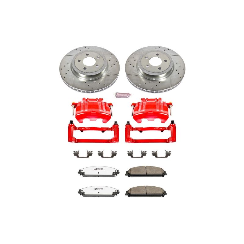 PowerStop PSB Z26 Street Kit w/Cals Brakes, Rotors & Pads Brake Kits - Performance D&S main image