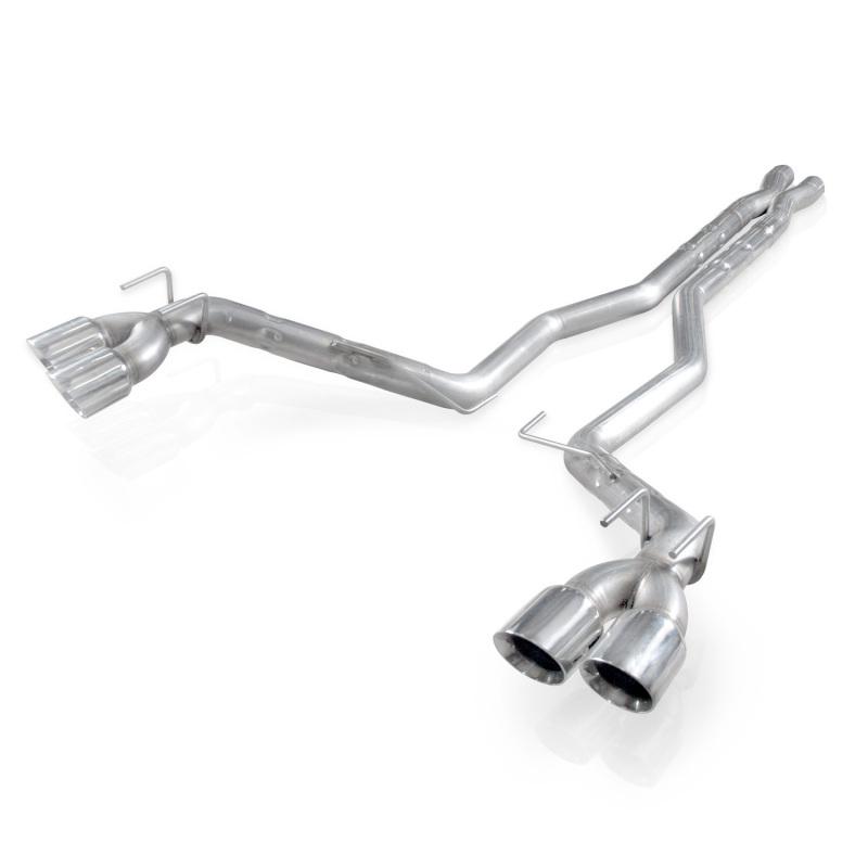 Stainless Works 2012-15 Camaro ZL1 6.2L 3in Catback Dual Chambered Exhaust X-Pipe Resonator Deletes CA12CBL Main Image