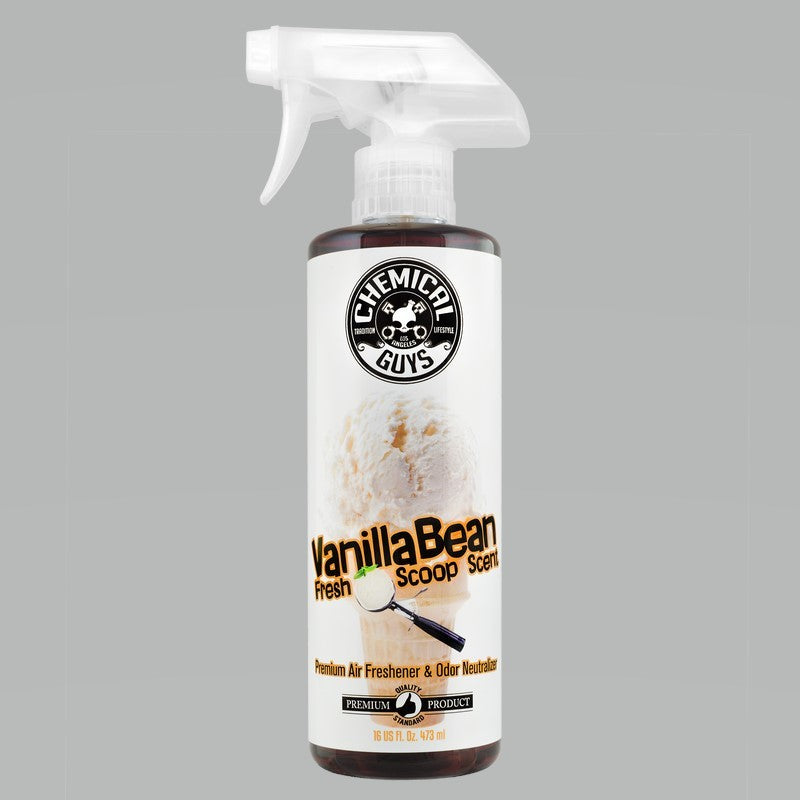 Chemical Guys Vanilla Bean Air Freshener & Odor Eliminator - 16oz (P6) AIR23116