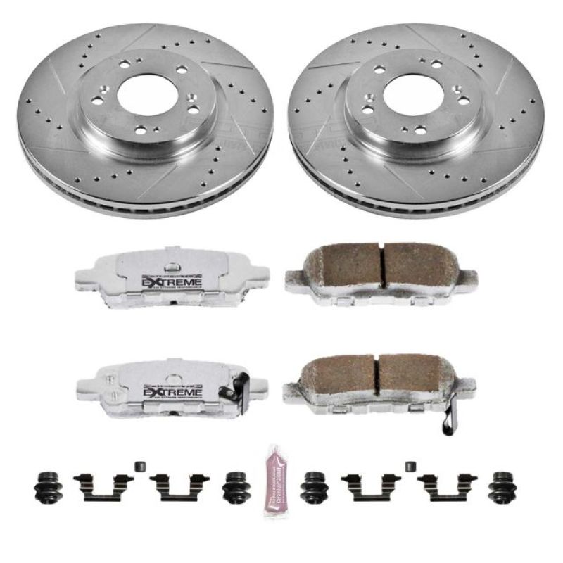 PowerStop PSB Z26 Street Warrior Kit Brakes, Rotors & Pads Brake Kits - Performance D&S main image