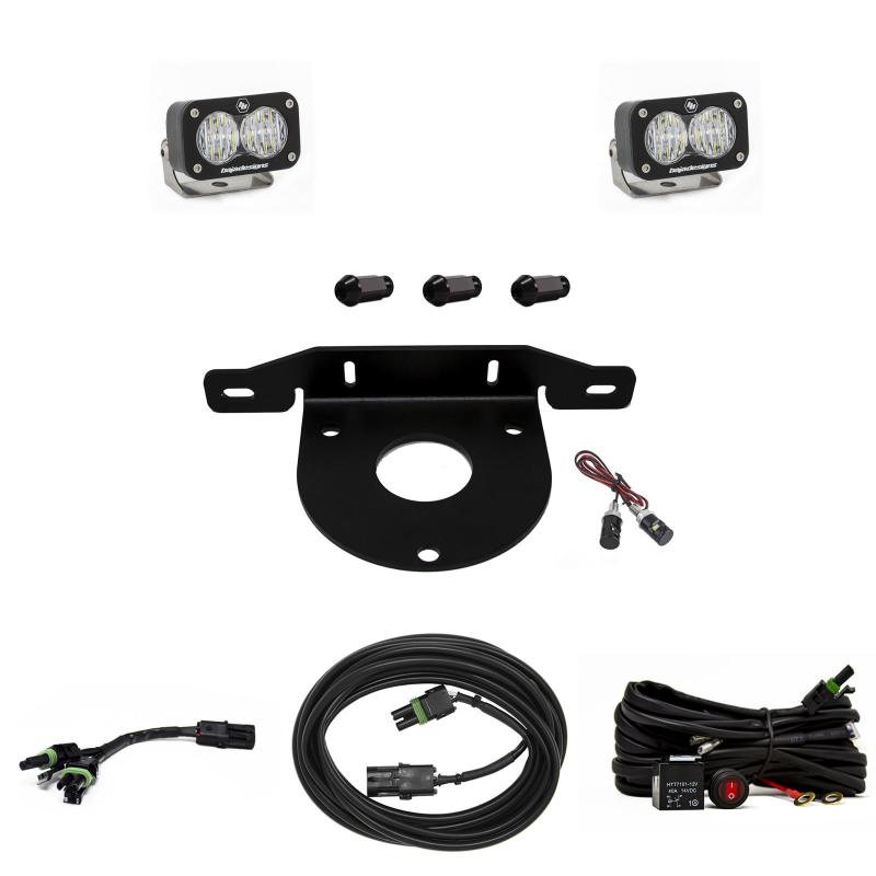 Baja Designs 2021+ Ford Bronco Dual S2 Sport W/C Reverse Kit w/Upfitter 447767UP