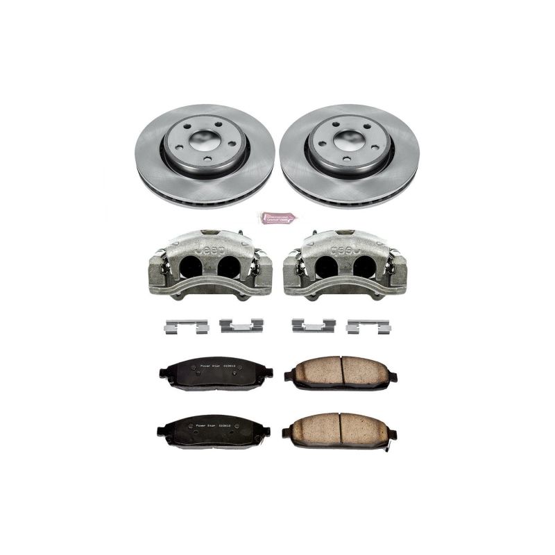 PowerStop PSB Autospecialty Kit w/Cals Brakes, Rotors & Pads Brake Kits - OE main image