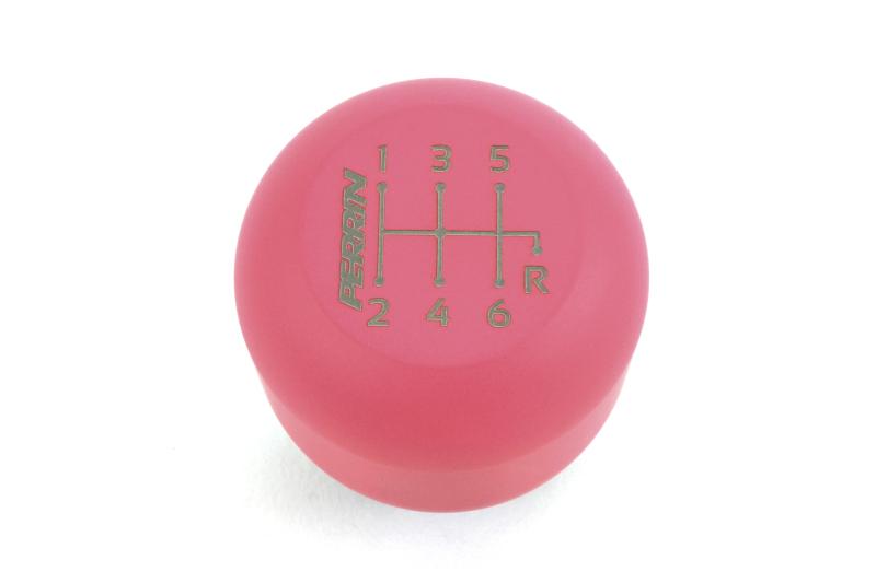 Perrin 17-18 Honda Civic Pink Stainless Steel Large Shift Knob - 6 Speed PHP-INR-120PK Main Image
