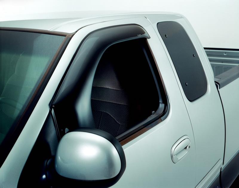 AVS 98-04 Nissan Frontier Aerovisor Front Outside Mount Window Deflector 2pc - Smoke 95008 Main Image