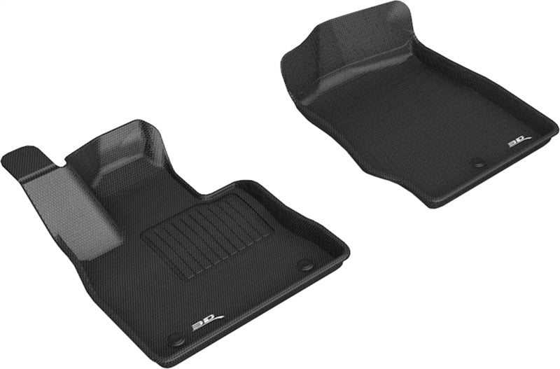 3D MAXpider ACE Kagu - Front - Black Floor Mats Floor Mats - Rubber main image