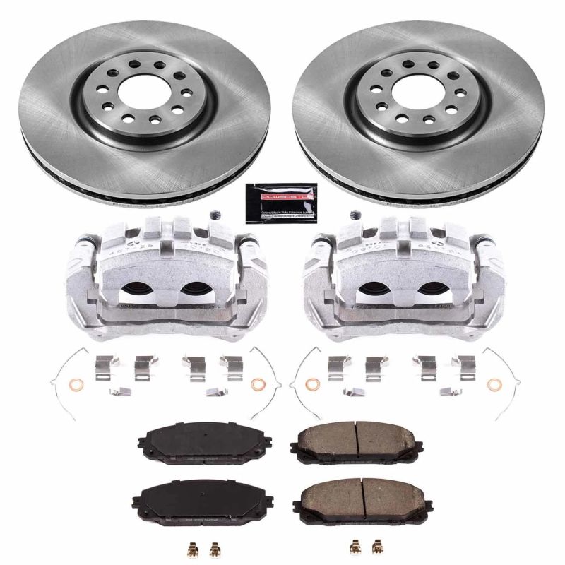 PowerStop PSB Autospecialty Kit w/Cals Brakes, Rotors & Pads Brake Kits - OE main image