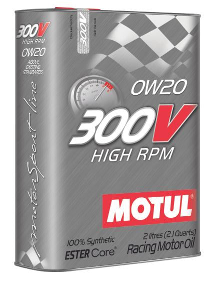 MOTUL 300V Fully Synthetic Ester Racing Engine Oil - 2 Liters