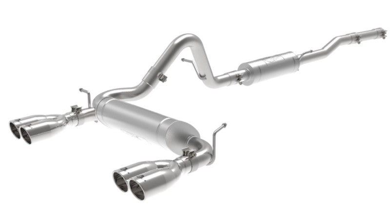 aFe Vulcan Series 2.5in 304SS Cat-Back Exhaust 07-18 Jeep Wrangler (JK) V6-3.6/3.8L w/ Polished Tips 49-38087-P