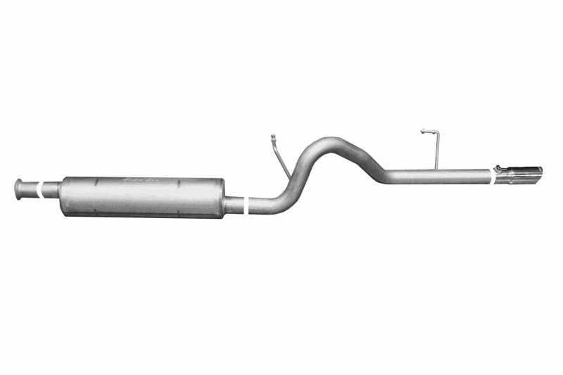 Gibson 08-12 Jeep Liberty Limited 3.7L 2.5in Cat-Back Single Exhaust - Stainless 617206 Main Image