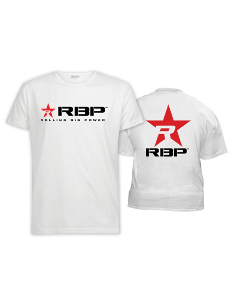 RBP Short Sleeve Tee - White w/Red Star - Small RBP-901W-S Main Image