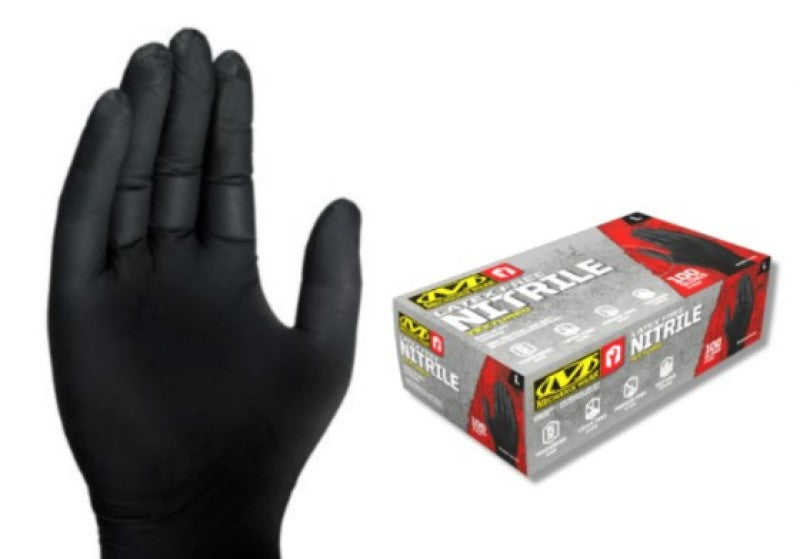 Mechanix Wear HD Black Nitrile 5 Mil XL - 10 Packs (100 Gloves Ea) D03-05-011-100-10