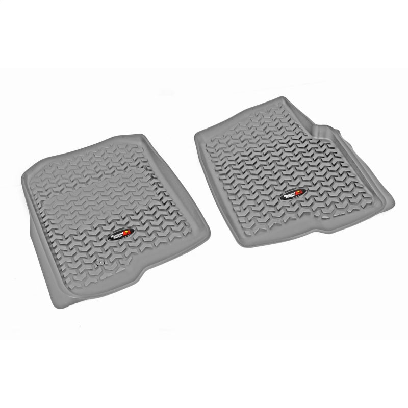 Rugged Ridge RUG Floor Liners - Gray Floor Mats Floor Mats - Rubber main image