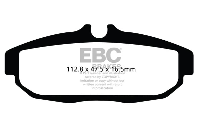 EBC 12 Ford Mustang 5.8 Supercharged (GT500) Shelby Ultimax2 Rear Brake Pads UD1562 Main Image