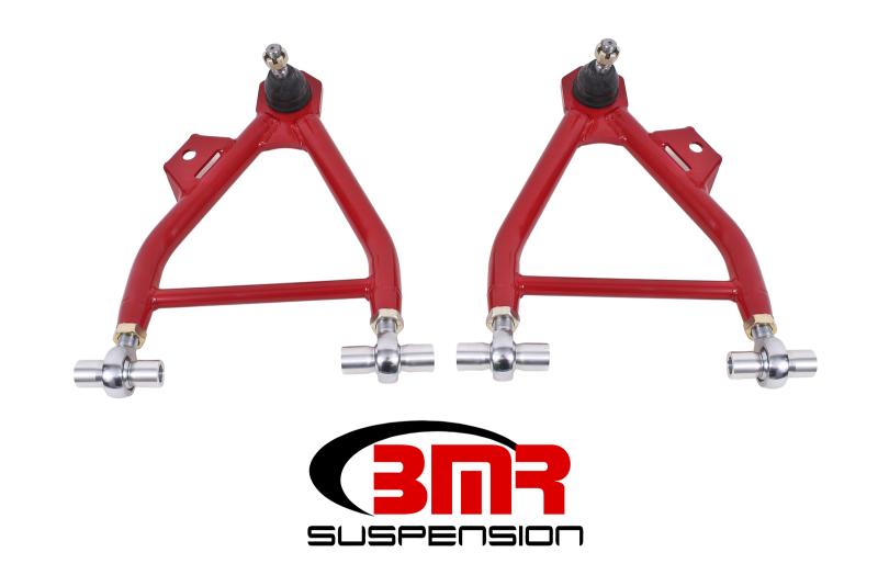 BMR 94-04 Mustang Lower A-Arms (Coilover Only) w/ Adj. Rod End and STD. Ball Joint - Red AA042R Main Image