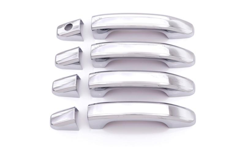 AVS 14-18 Chevy Silverado 1500 Door Handle Covers (4 Door) 8pc Set - Chrome 685413 Main Image