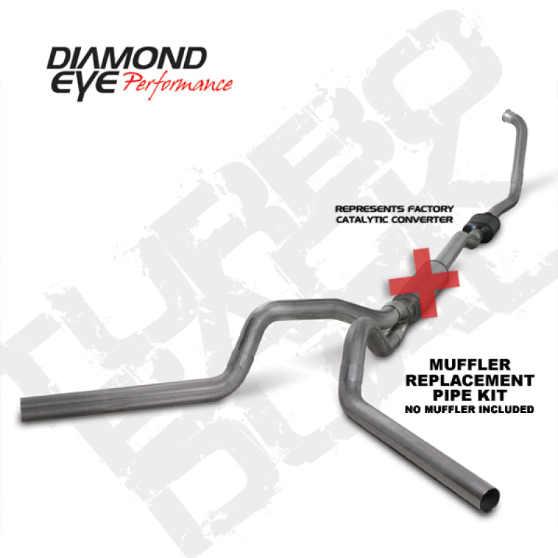 Diamond Eye Performance DEP Turbo Back Exhaust Kit SS Exhaust, Mufflers & Tips Turbo Back main image