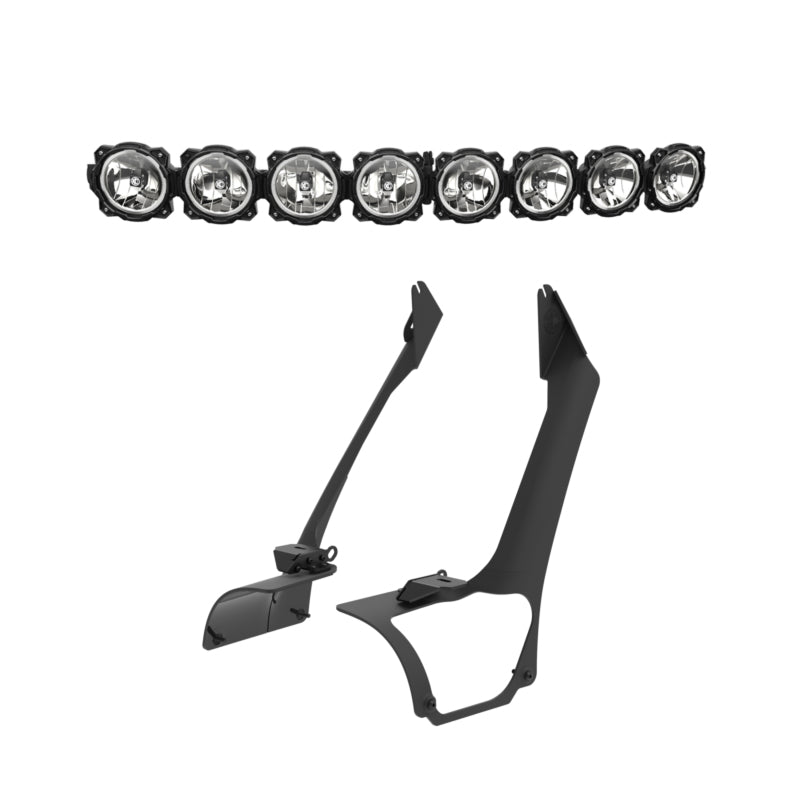 KC HiLiTES 21+ Jeep Wrangler 4xe Gravity LED Pro6 - 50in Light Bar Kit (Light Bar + Overhead Mount) 91340