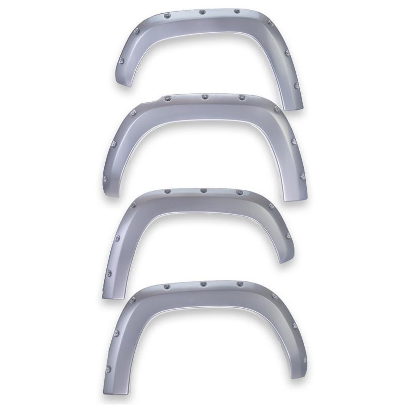 EGR Bolt-On Look Color Match Fender Flare Set of 4 No-Drill Front And Rear - Silver Ice Metallic 791674-GAN Main Image