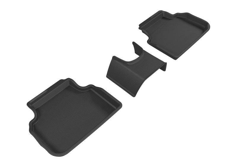 3D MAXpider 2016-2019 Mini Clubman Kagu 2nd Row Floormats - Black L1MN01321509 Main Image