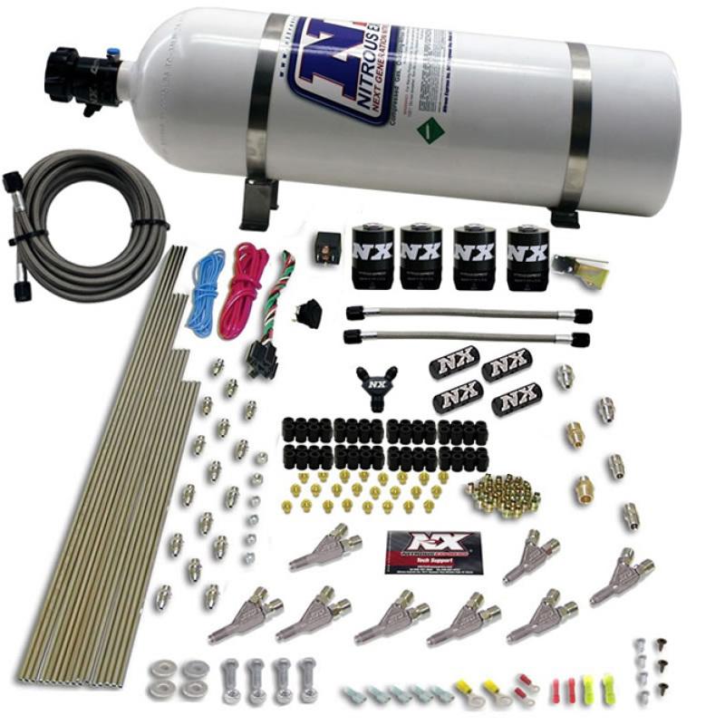 Nitrous Express STD Nozzle Nitrous Kit w/12lb Composite Bottle 80018-15 Main Image