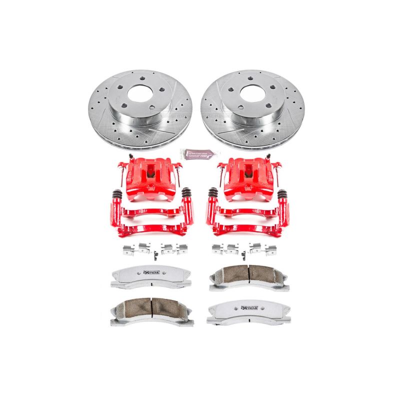 PowerStop PSB Z26 Street Kit w/Cals Brakes, Rotors & Pads Brake Kits - Performance D&S main image